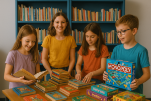 Read more about the article Könyv- és játékcsere/vásár április 11-én a Varázsbarlangban!