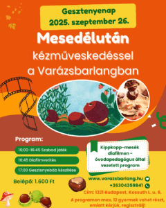 Read more about the article Gesztenyenap a Varázsbarlangban