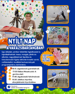 Read more about the article Őszi nyílt nap a Varázsbarlangban szeptember 4-én – gyertek, próbáljátok ki!